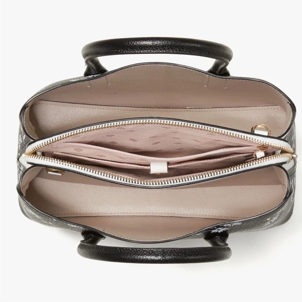 Kate Spade Black and White Floral Crossbody - Picture 2 of 16